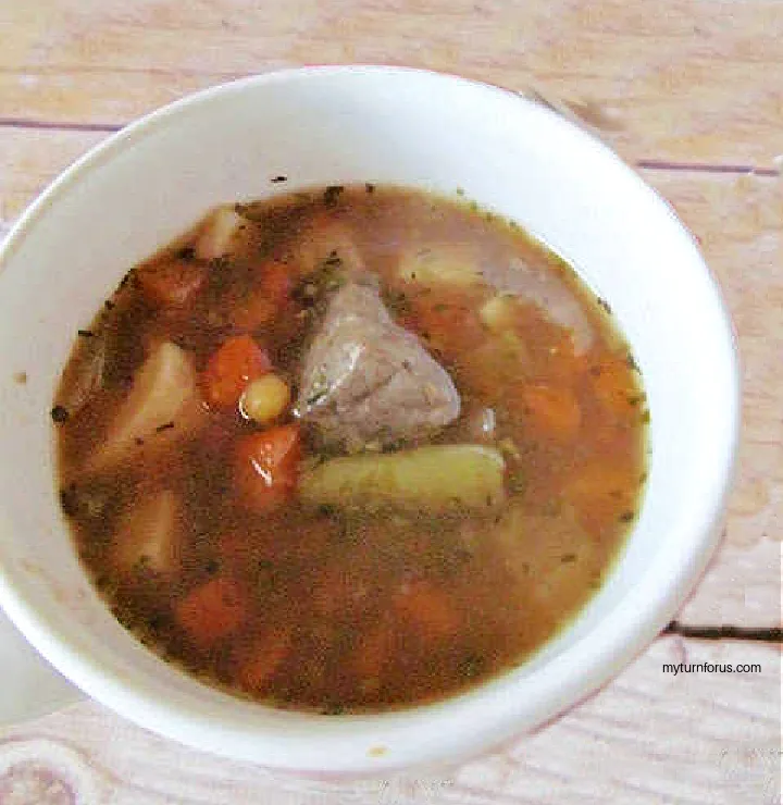 old fashioned vegetable beef soup
