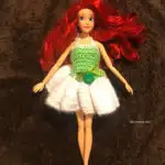crochet barbie doll dress