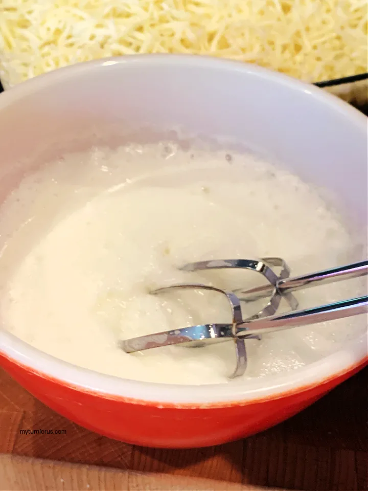 whipped egg whites