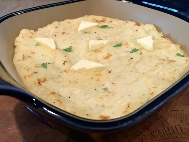 Garlic Mashed Potato Casserole 