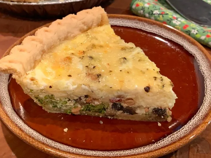 broccoli bacon quiche