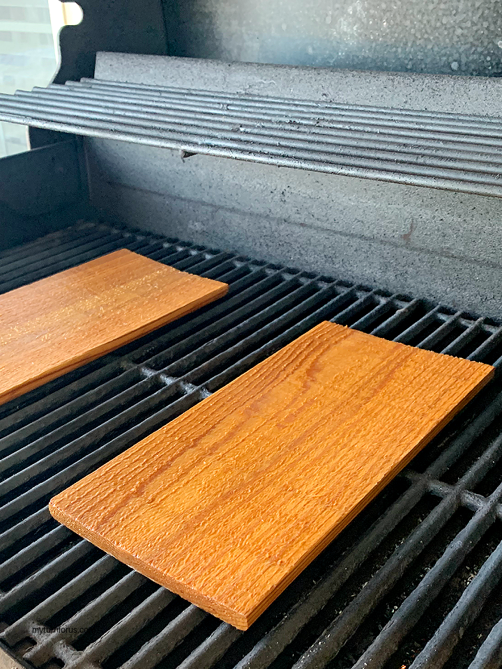 plank on grill