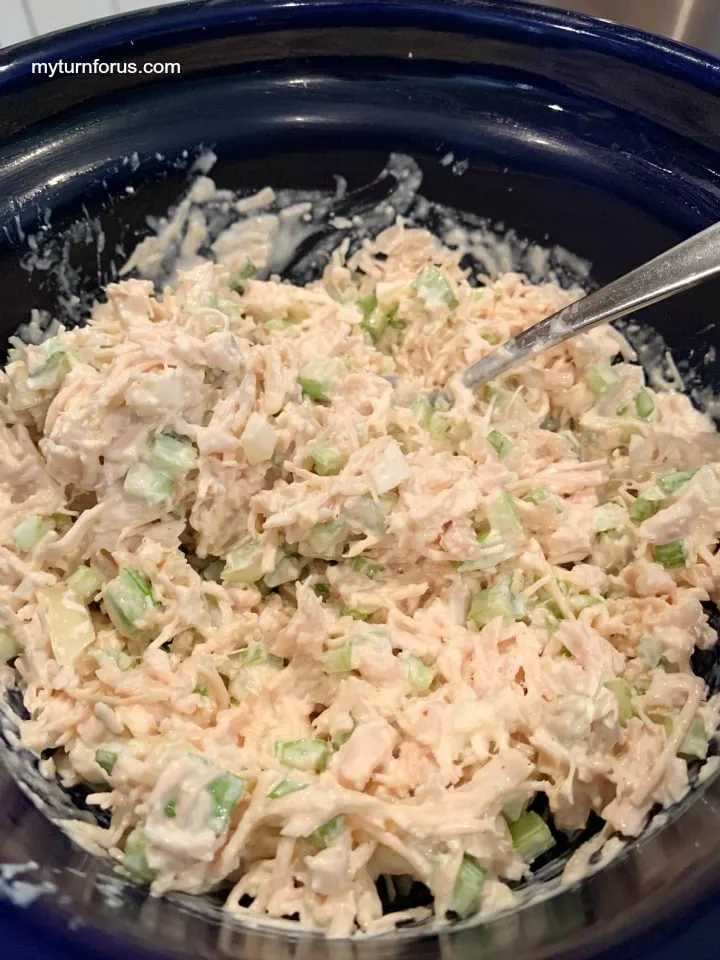 chicken salad using canned chicken and celery