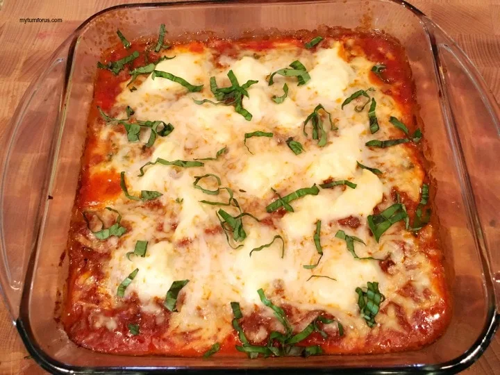 low carb Italian recipe, zucchini lasagna