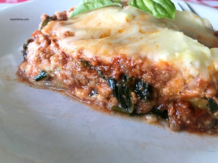 low carb lasagna, zucchini lasagna