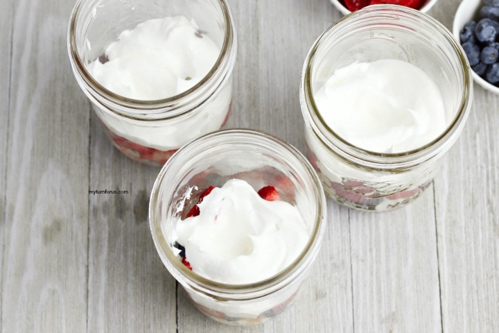 assembling this simple trifle recipe