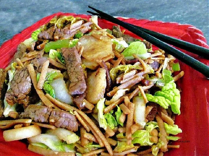 Chinese beef and vegetables