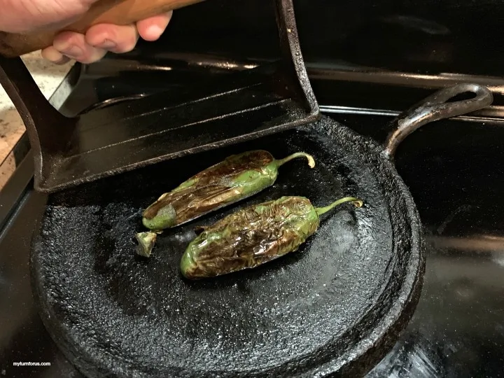 how to roast jalapeños, roasted jalapeños. 