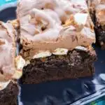 Rocky Road brownies with ganache for brownies