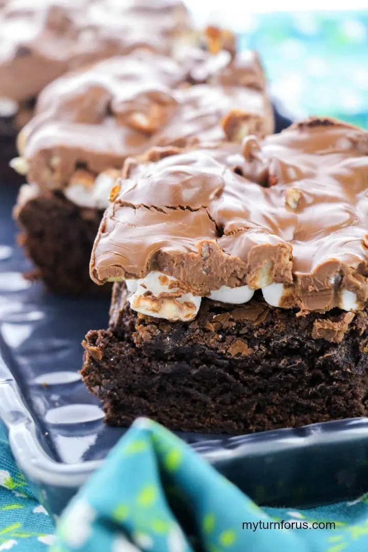 rocky road brownies Mississippi mud brownies