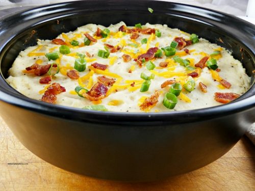 Twice Baked Mashed Potatoes Casserole - My Turn for Us