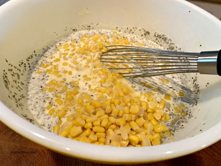 corn souffle, corn casserole without jiffy
