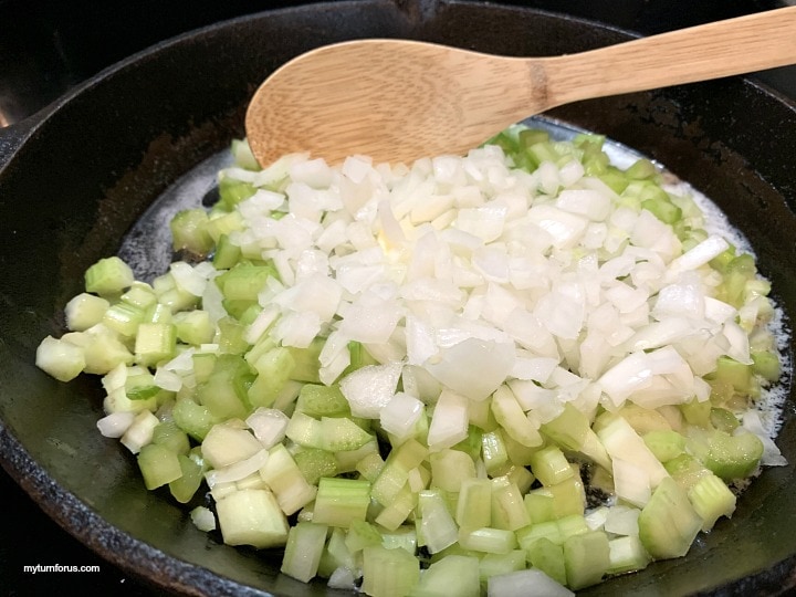 onions and celery