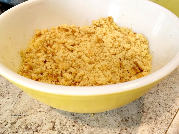 crumbled cornbread