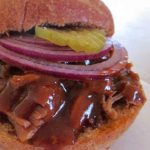 slow cooker texas bbq pulled pork