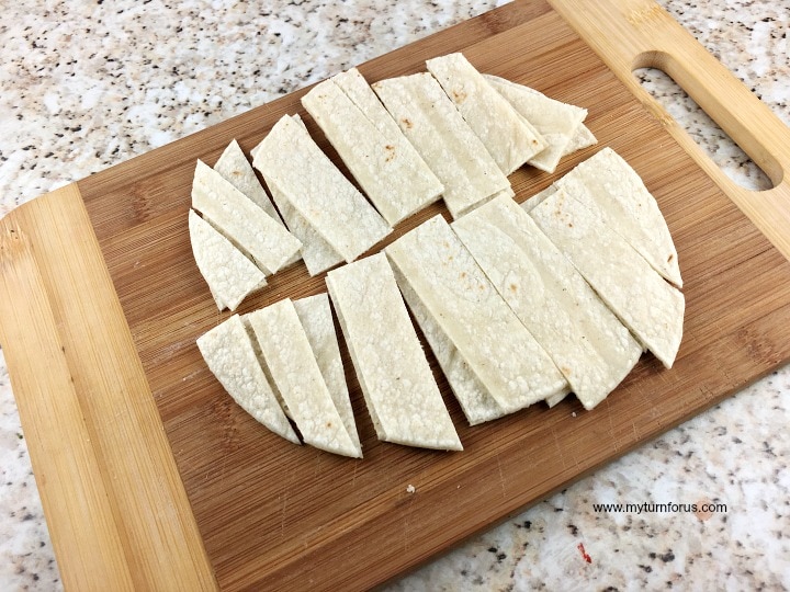 tortilla Strips, baked tortilla strips
