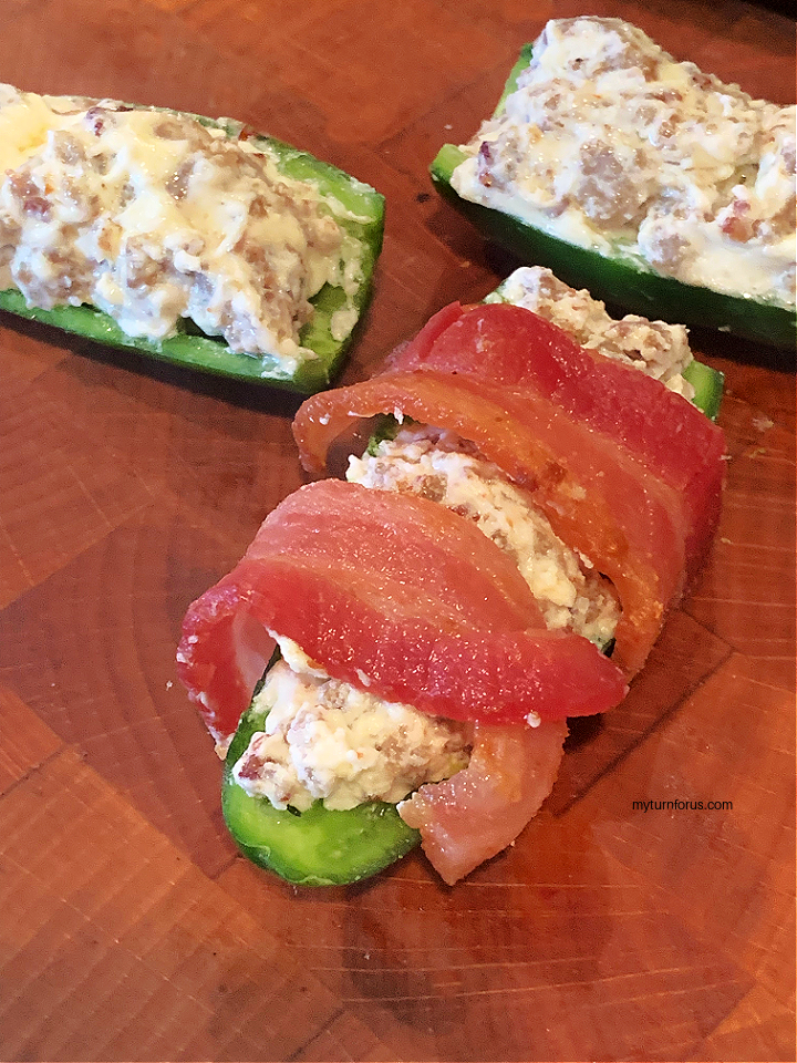 sausage stuffed peppers with cream cheese
