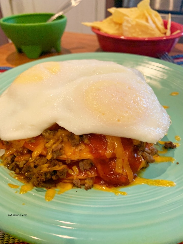 enchiladas rojas recipe with egg