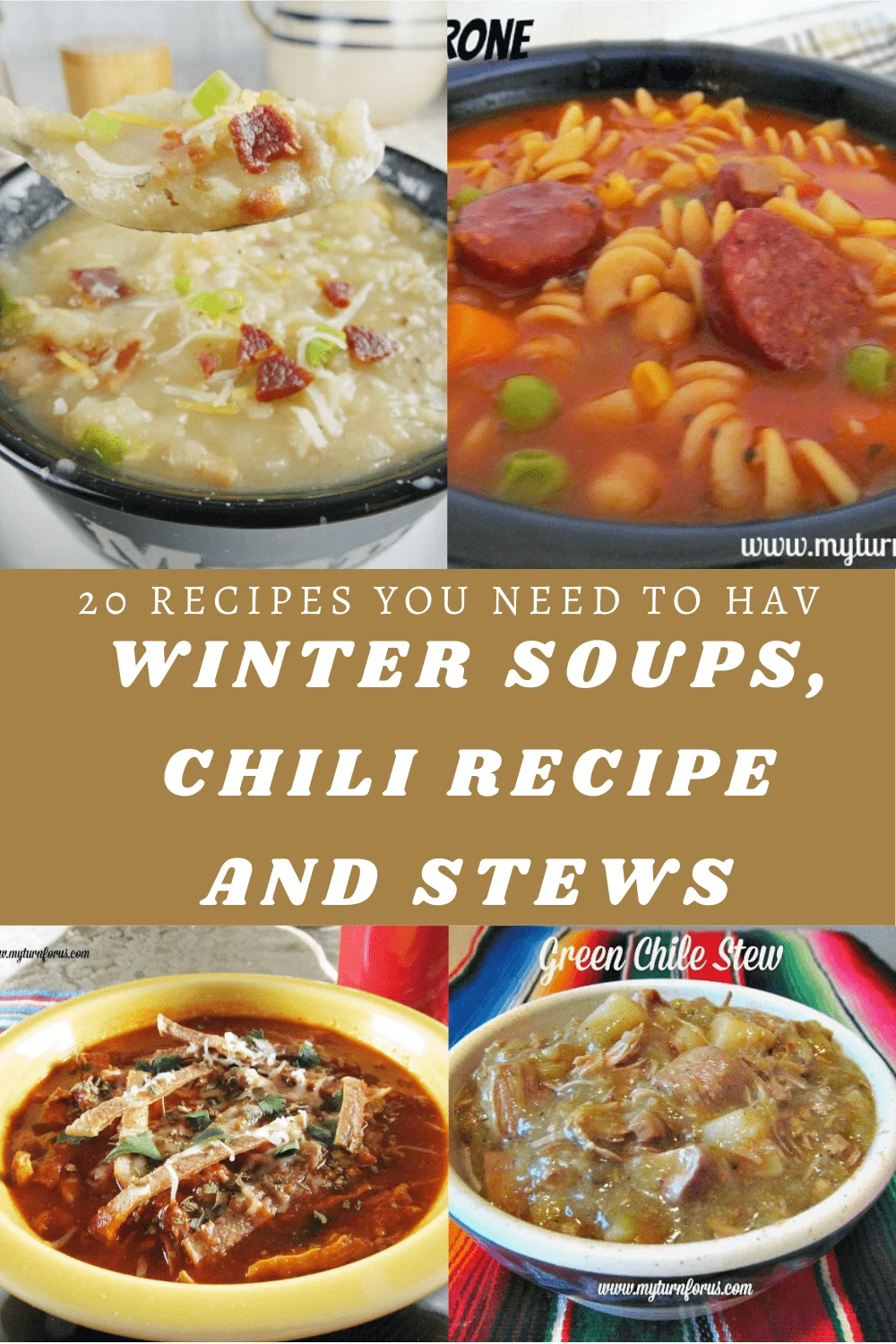 soup recipes, stew recipes and chili recipes