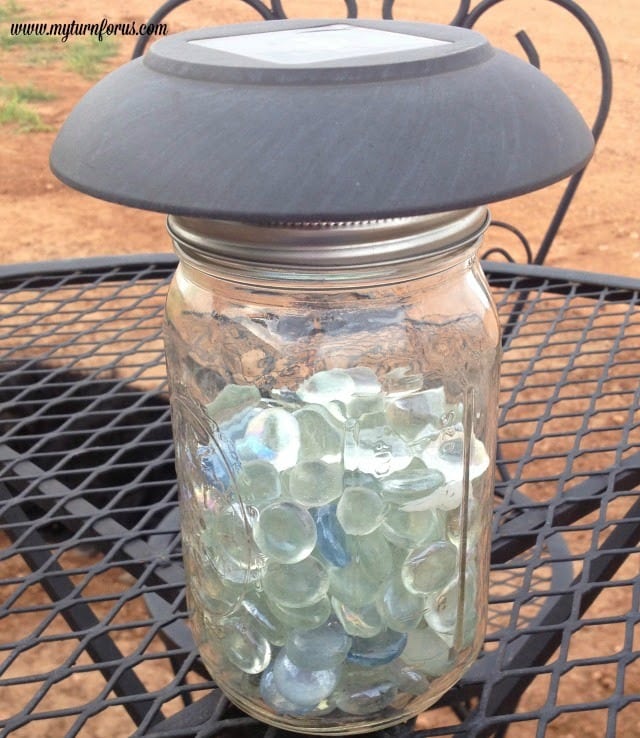 How to make mason jar solar lights