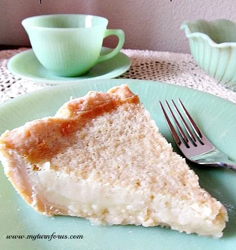 Texas Buttermilk Pie, SouthernButtermilkPe #OldFashionedButtermilkPie