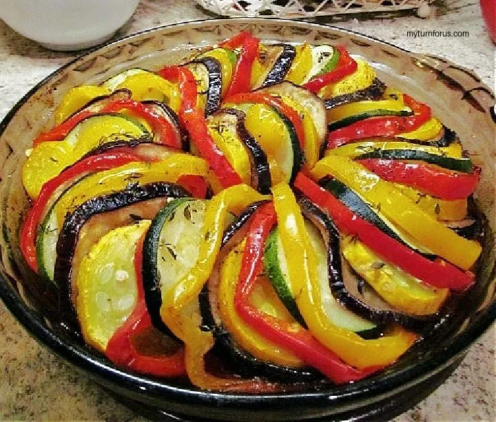 Disney's ratatouille recipe - copy cat or Provençal Vegetable Tian 