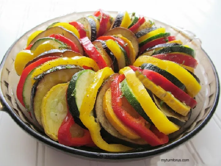 ratatouille disney dish like a Provençal Vegetable Tian 