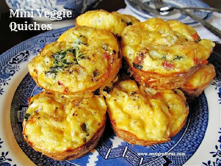 crustless mini vegetable quiche recipe