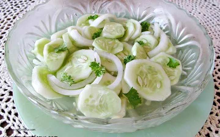 cucumber salad with vinegar