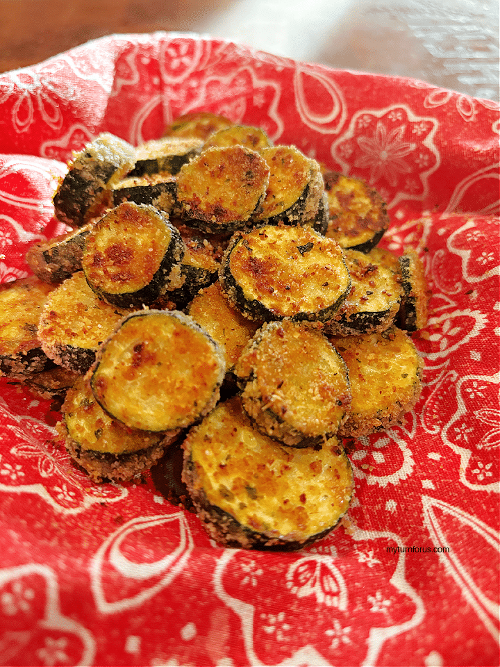 zucchini slices in oven