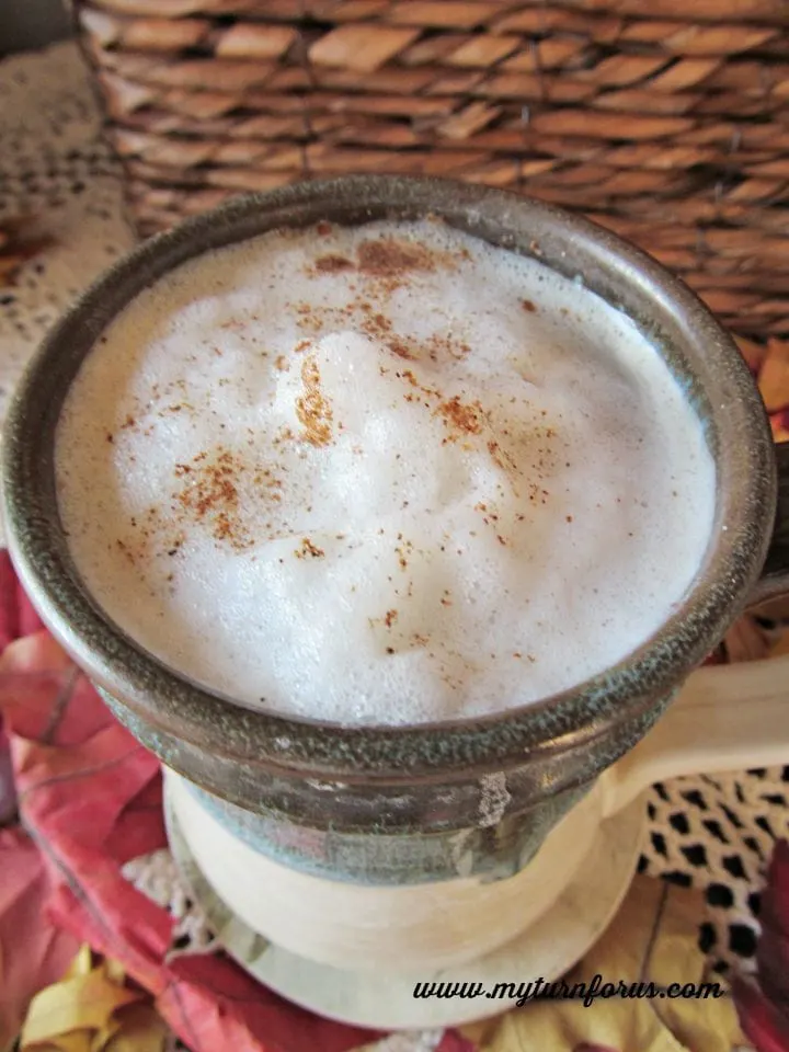 latte at home, pumpkin pie spice calories