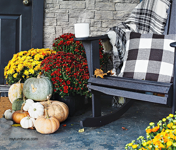 porch decor for fall