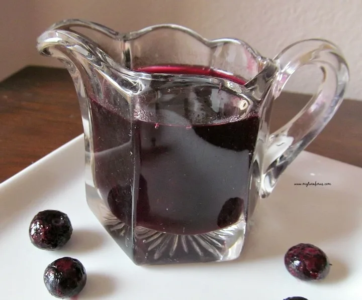 Homemade Blueberry Syrup