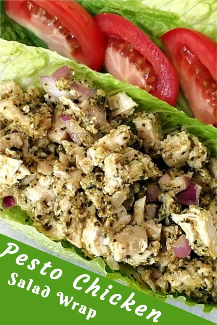 basil pesto chicken salad recipe and served on top of green salad. Or it can be served as a sandwich or as a chicken pesto wrap.