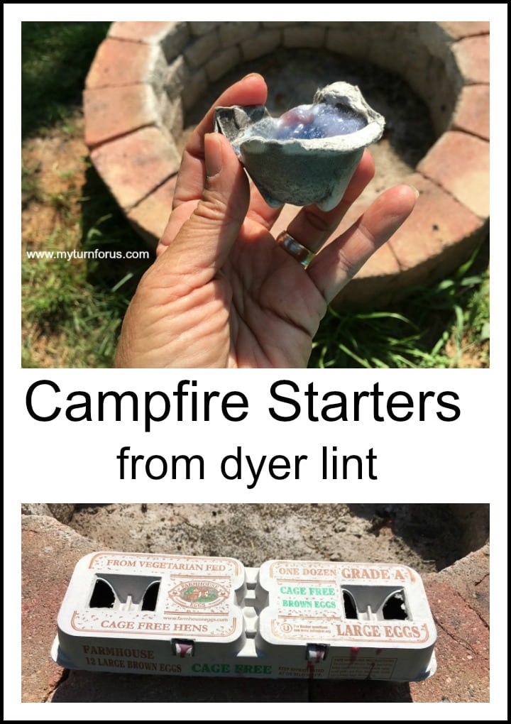 How to Make Camp Fire Starters from Dryer Lint My Turn for Us