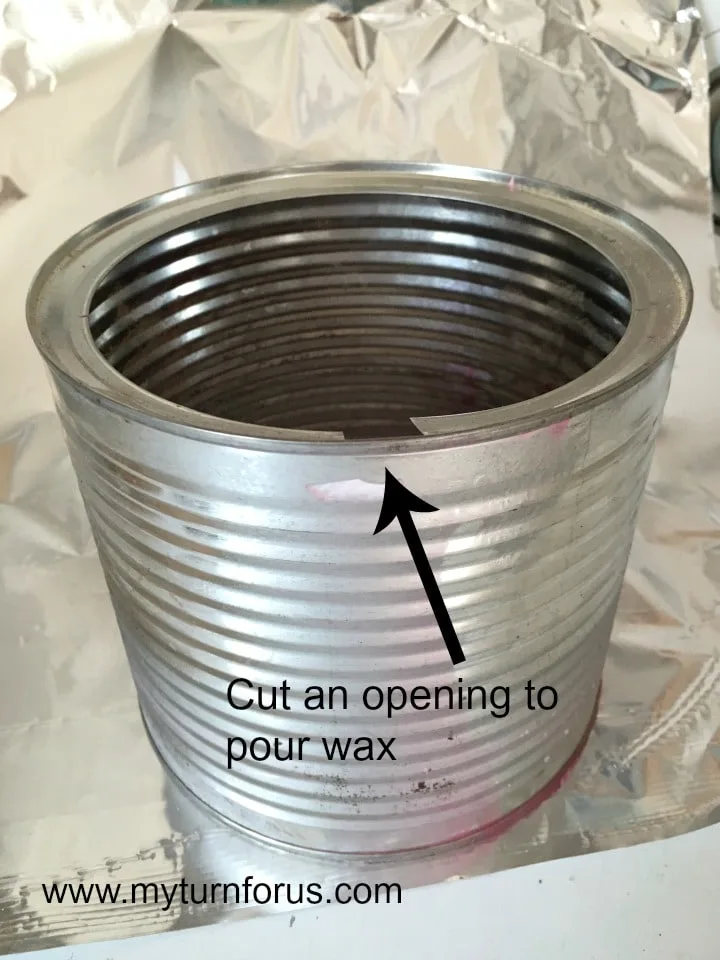 Wax in can