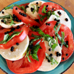 Caprese Salad with Balsamic Pearls