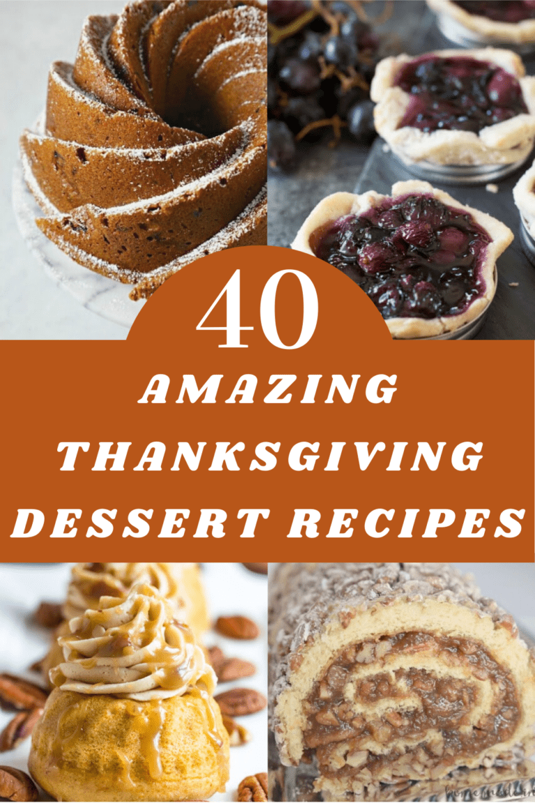 40 Amazing Thanksgiving Dessert Recipes - My Turn for Us