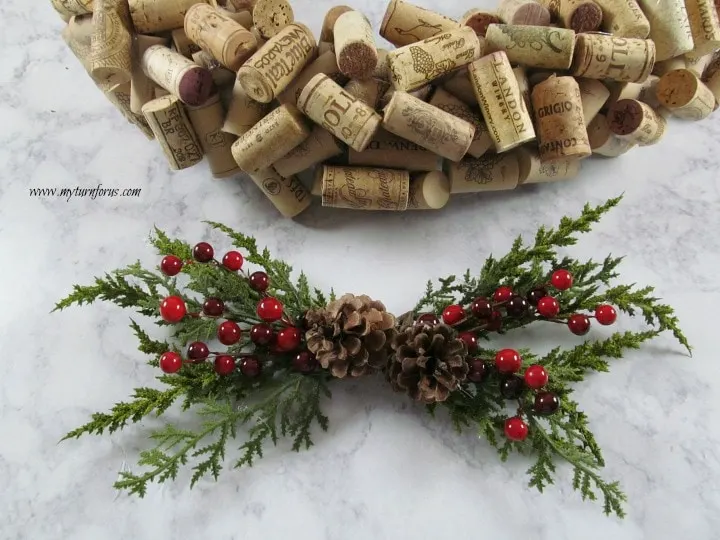 wine cork wreath