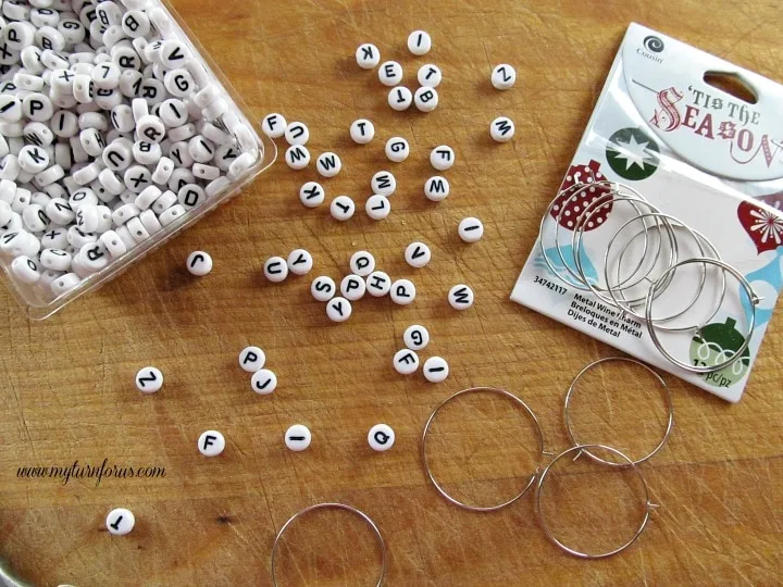  Onwon 300 Pieces Wine Glass Charm Rings DIY Your Own