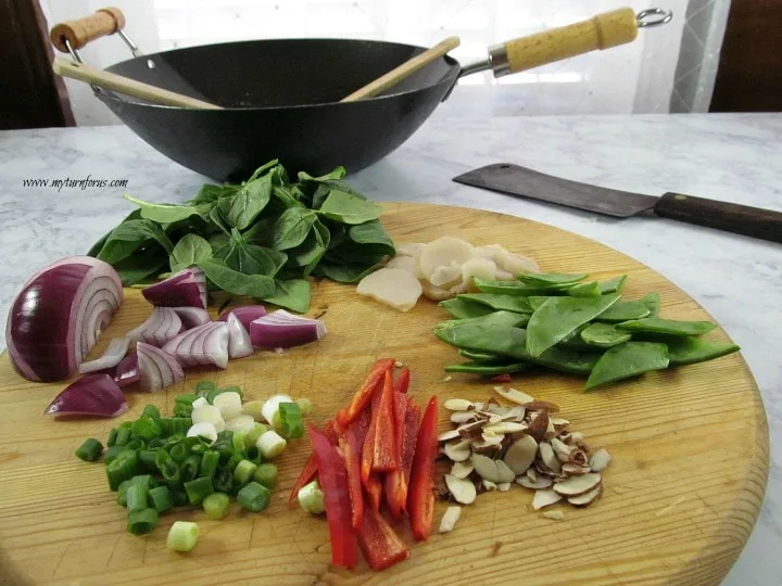 vegetables for beef lo mein