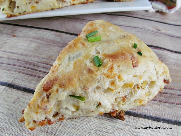 Savory Bacon, Cheddar and Chive Scones
