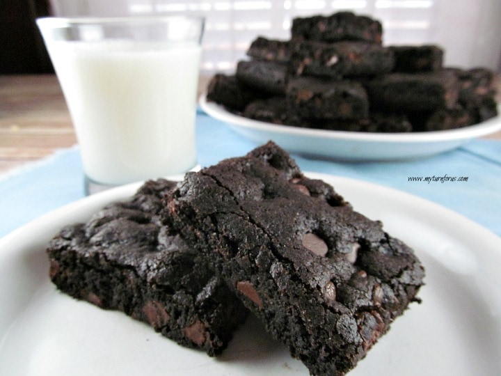 ultimate double chocolate brownies