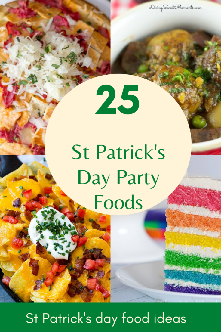 St Patrick's Day Party Food recipes, St Patrick's day food ideas