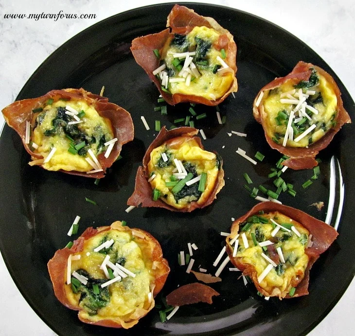 prosciutto cups, prosciutto appetizers