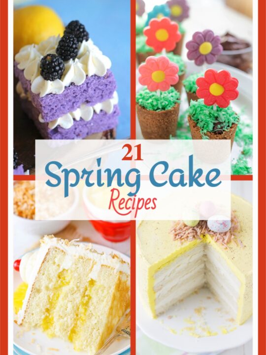 spring themed cake recipes