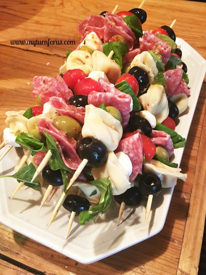 Antipasto Skewers - Baker by Nature