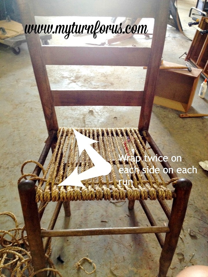 Directions to weave a hemp seat, Restore a Hemp Seat Chair