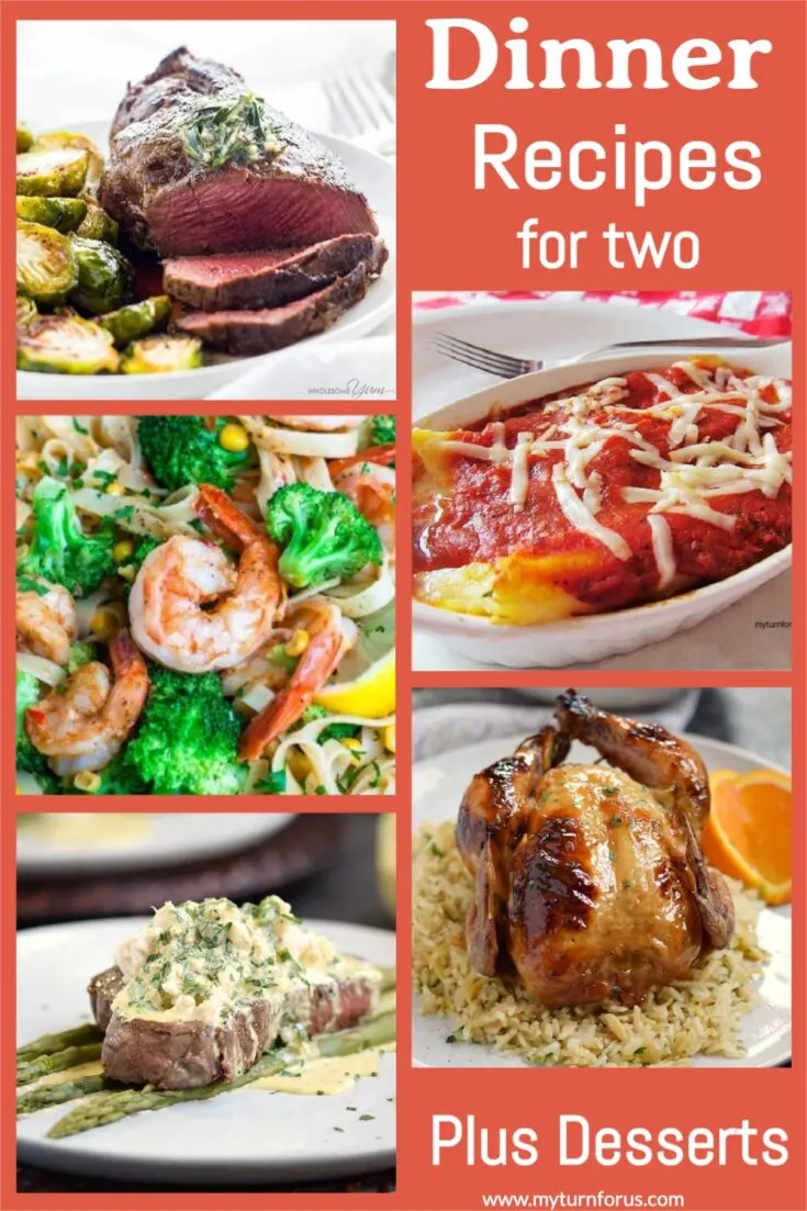 Dinner Recipes for two. Dinner for two