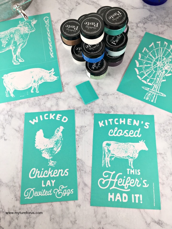 Farmhouse Chalkboard Stencils